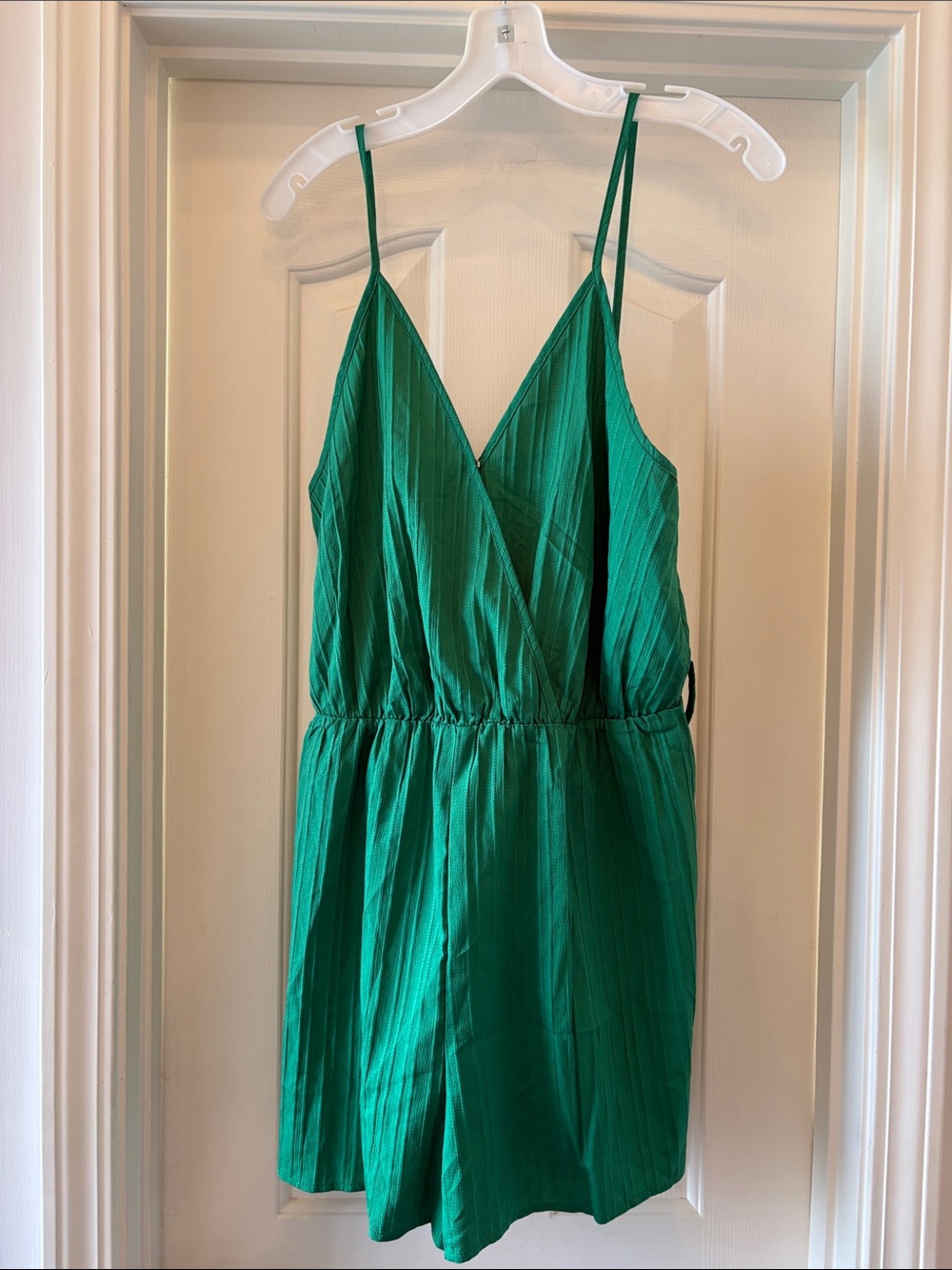 SHEIN Green Spaghetti Strap Romper US Size 12